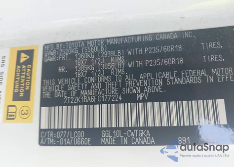 2015 Lexus Rx 350 from USA, damaged, VIN 2T2ZK1BA6FC177224